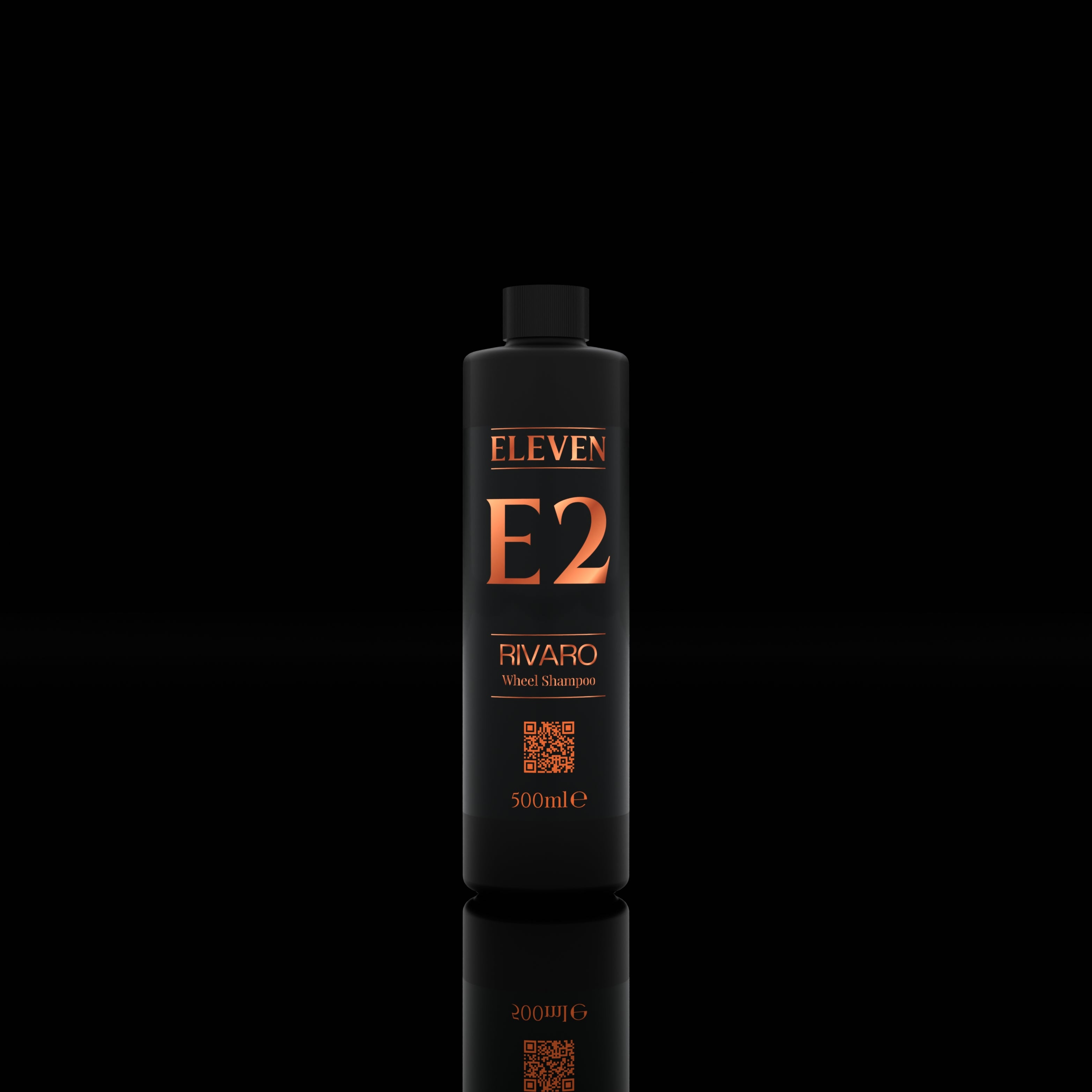 ELEVEN E2 wheel shampoo front view of the bottle and label