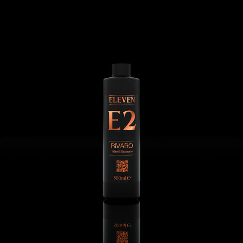 ELEVEN E2 wheel shampoo front view of the bottle and label